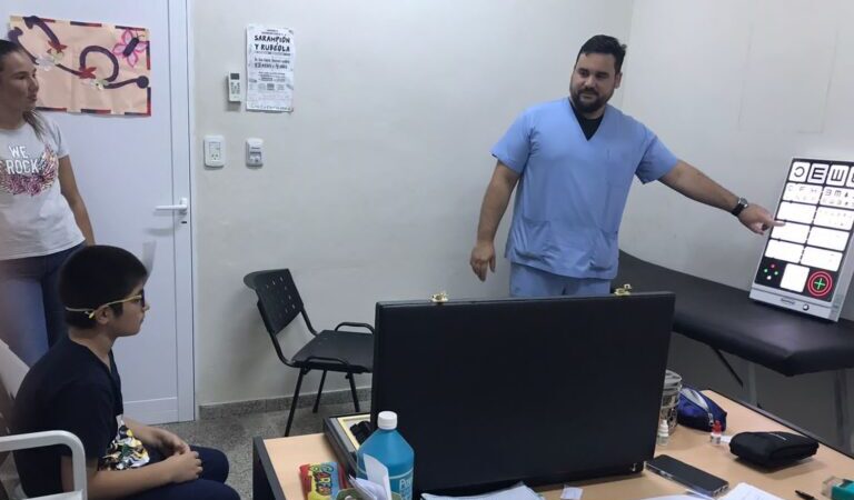 Siguen las atenciones oftalmológicas en el hospital de Subteniente Perín