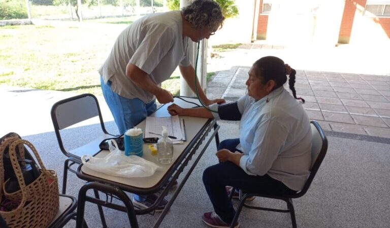 En la comunidad Cacique Coquero se llevó adelante un nuevo operativo sanitario