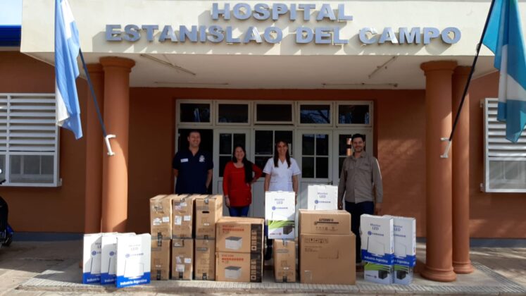 Provisión de equipos informáticos al hospital de Estanislao del Campo