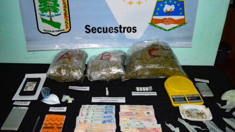 Procedimiento anti narco en el 7 de Mayo