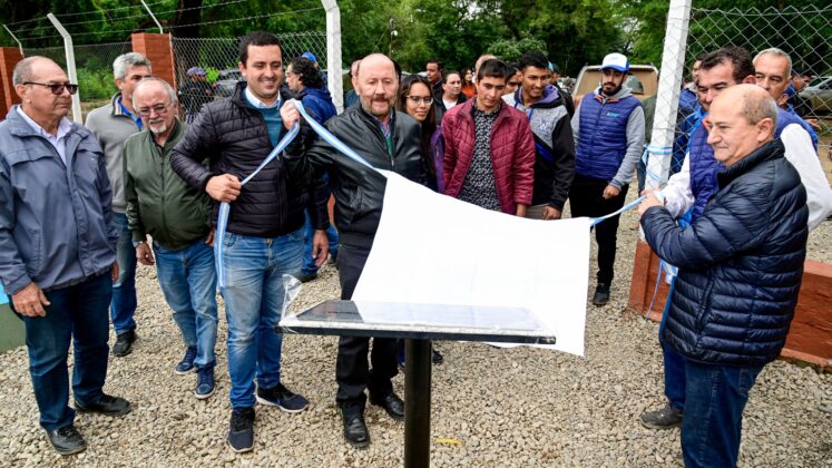 El gobernador inauguró la nueva planta potabilizadora y otras obras hídricas en Laguna Yacaré