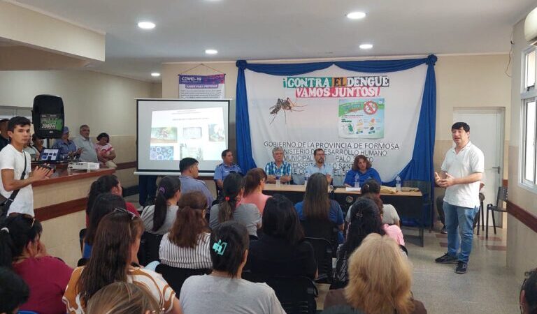 Reforzaron en Palo Santo el plan de lucha contra el dengue y chikungunya