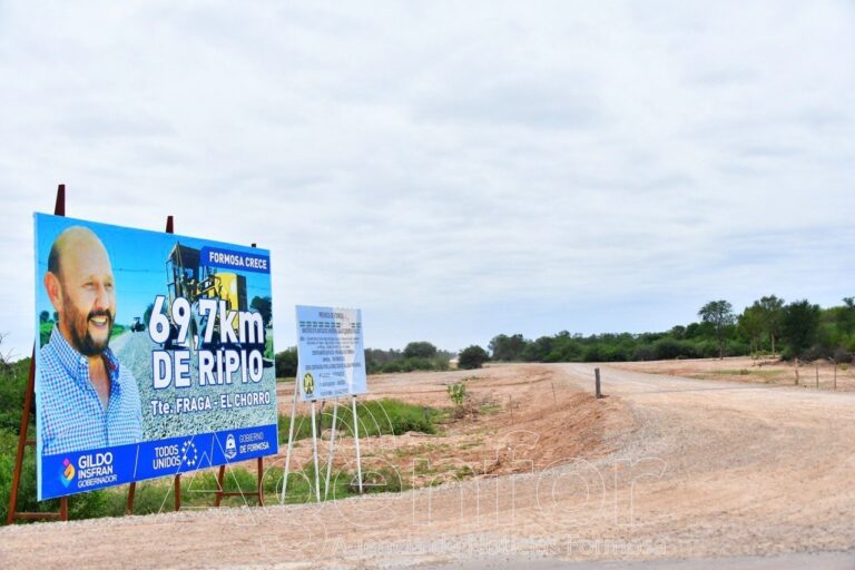 Avanza obra de estabilizado granular para el camino que une Fraga con El Chorro