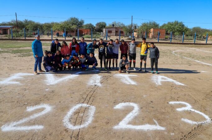 Solís participó de la apertura de los Juegos Departamentales Evita en Posta Cambio Zalazar