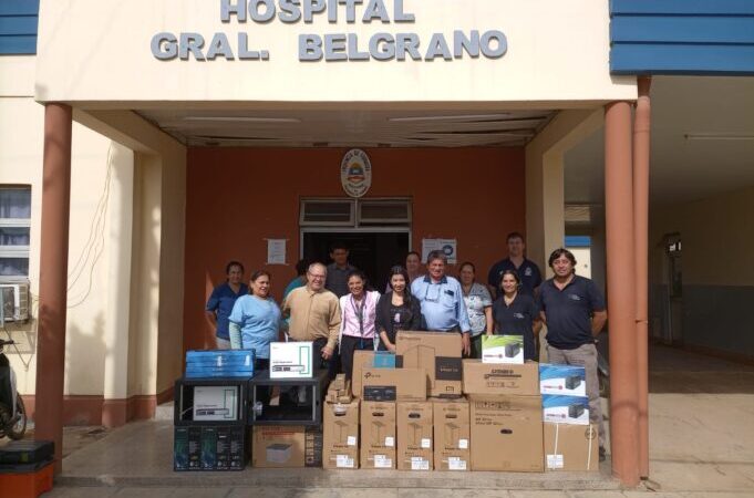 Nuevos equipos informáticos fueron entregados en el hospital de General Belgrano