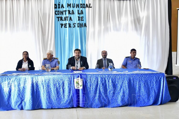 Por el Día Mundial contra la Trata de Personas, personal policial realizó una capacitación sobre la temática