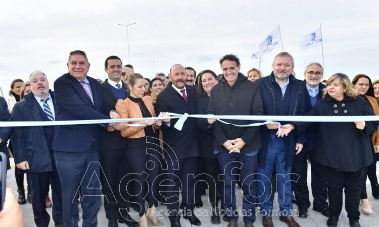Insfrán y el ministro Katopodis habilitaron el viaducto sobreelevado de Formosa