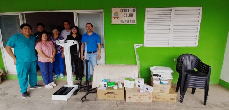 Renovaron elementos y mobiliario en el centro de salud de Pozo de Maza