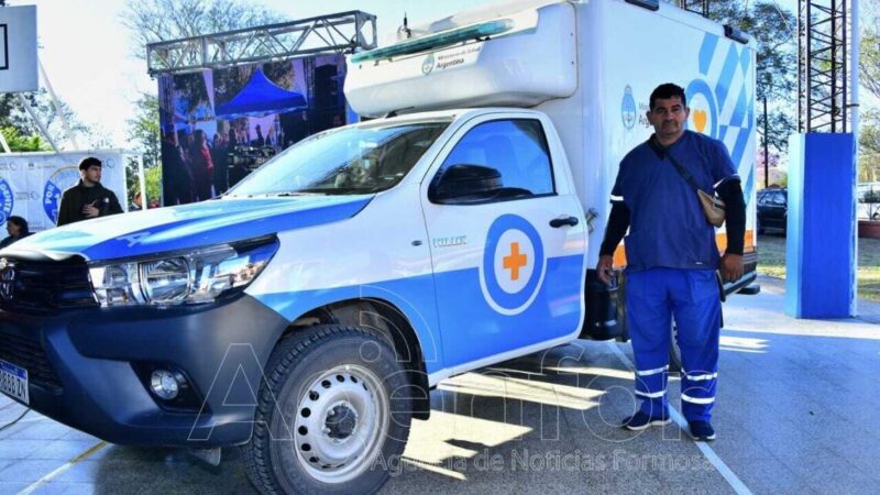 Gómez: “El gobernador Insfrán se comprometió con las entregas de ambulancias y las hizo realidad”