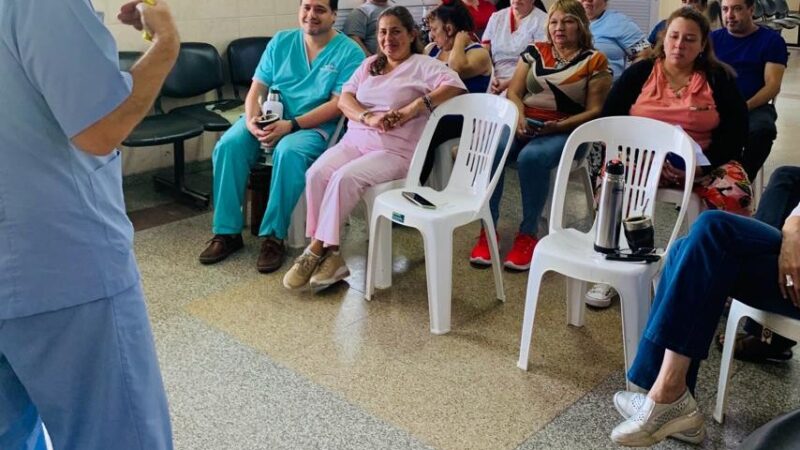 Una capacitación sobre tuberculosis se desarrolló en el centro de salud Juan Domingo Perón