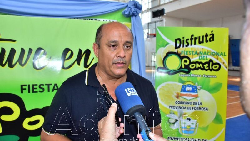 Lemos remarcó que la Fiesta Nacional del Pomelo de una de las más importantes del NEA