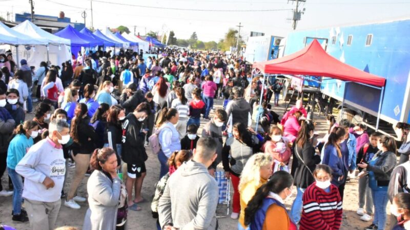 Importante respuesta de vecinos al Programa de Prestaciones y Atenciones de Salud en Lote 111