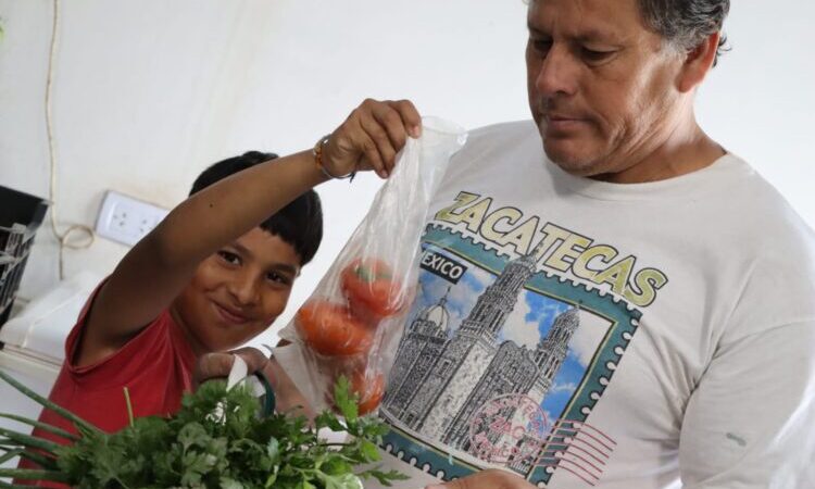 Familias del Plan Nutrir reciben tomates de productores paipperos