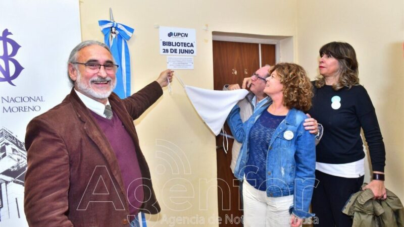 La UPCN inauguró la biblioteca “28 de Junio”