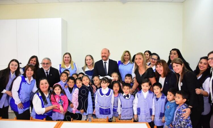 Con la habilitación de la EJI N° 29, Insfrán logró la obra educativa 1491 de su gestión