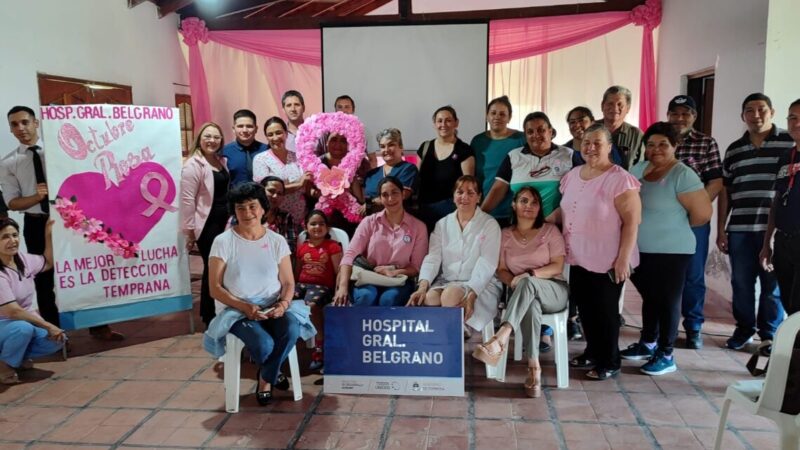 Con diversas actividades, los hospitales del interior se suman al mes de lucha contra el cáncer de mamas