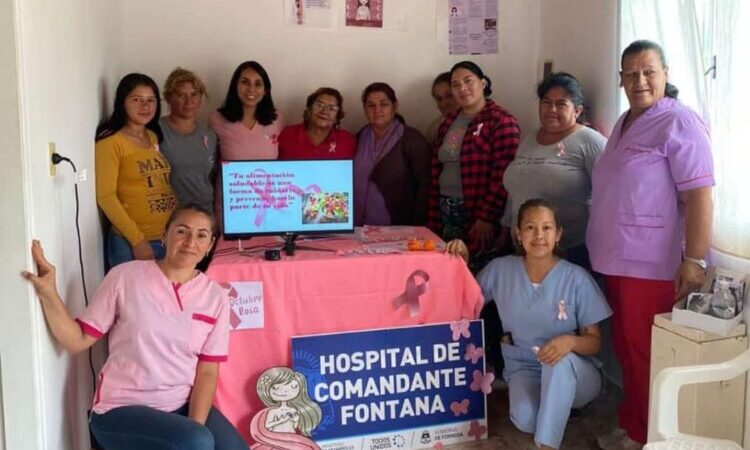 Centros de salud y hospitales de toda la provincia conmemoraron el Día Mundial de la Lucha contra el Cáncer de Mama