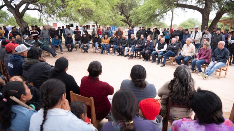 Las comunidades originarias “comprometieron su apoyo en defensa de sus derechos”, resaltaron
