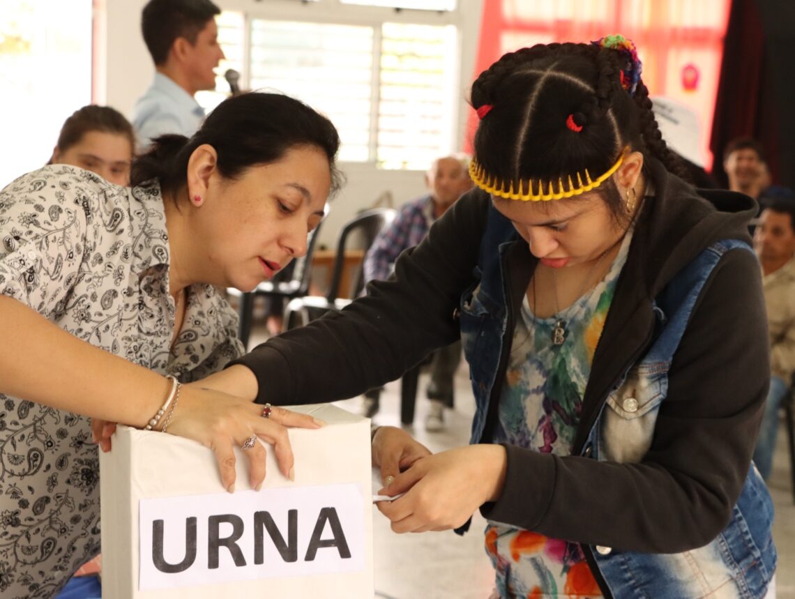 Taller de voto accesible en el Centro Ocupacional Inclusivo