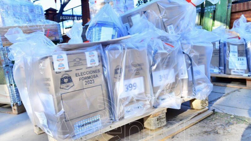 El Juzgado Federal de Formosa informó que las urnas y material electoral ya están preparados en la Escuela N° 66