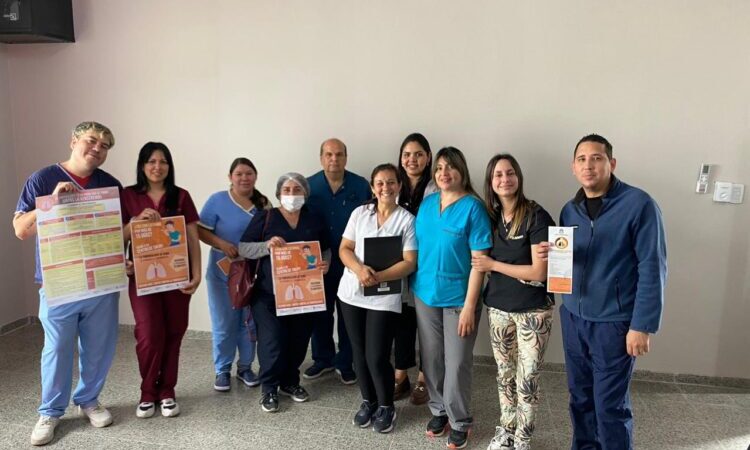 Personal del nuevo centro de salud del Lote 111 se capacitó sobre tuberculosis