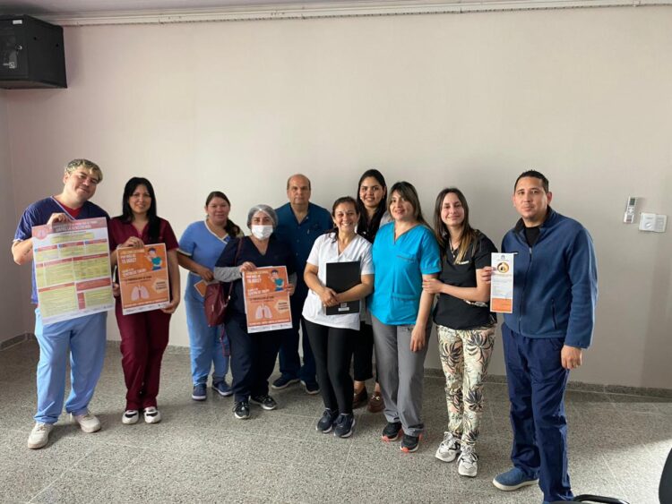 Personal del nuevo centro de salud del Lote 111 se capacitó sobre tuberculosis