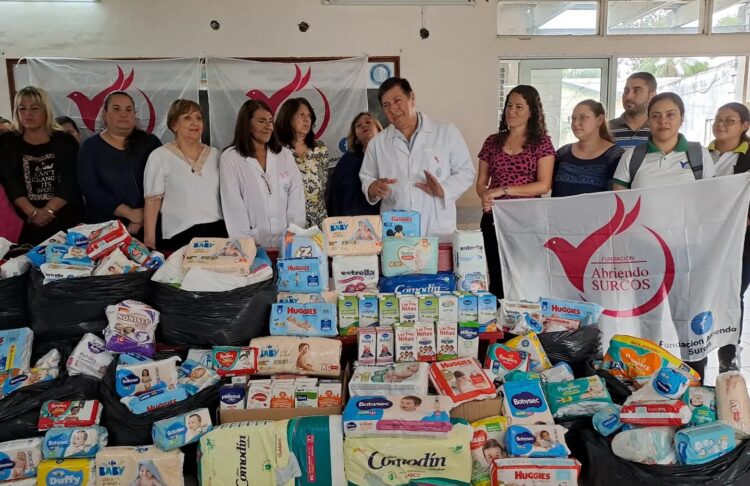 Fundación entregó donaciones al Hospital de la Madre y el Niño