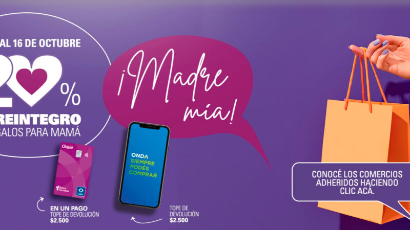 Banco Formosa lanza una promoción para el Día de la Madre
