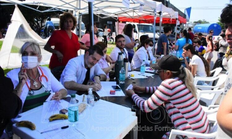 Unión por la Patria realizó operativo de prestaciones de salud en el barrio 2 de Abril