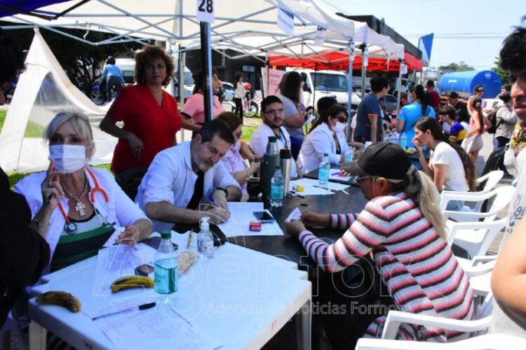 Unión por la Patria realizó operativo de prestaciones de salud en el barrio 2 de Abril