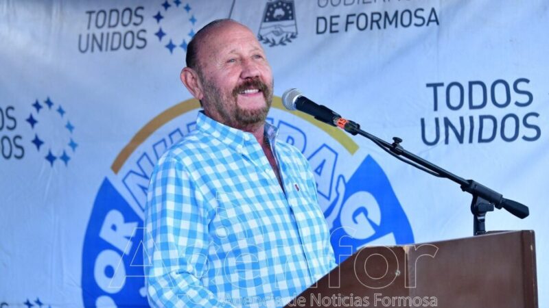 “Jamás voy a arriar nuestra bandera ni mi compromiso con ustedes”, aseveró Insfrán en el OPNGT