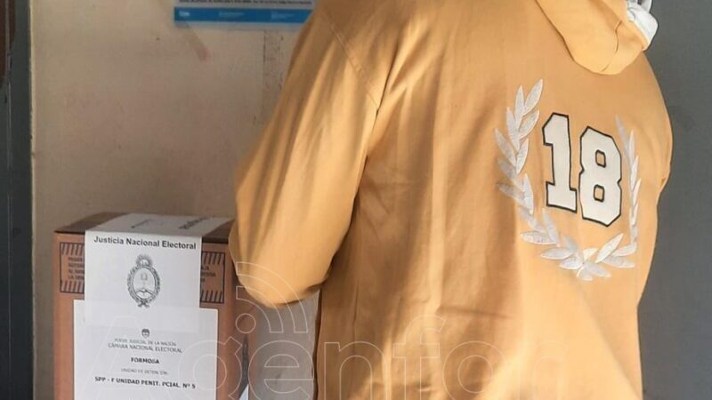 Personas privadas de su libertad votan en las unidades penitenciarias