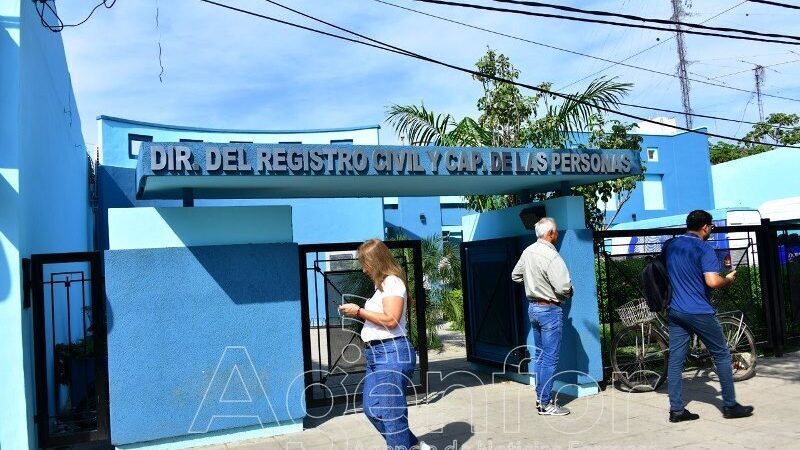 El domingo, las oficinas del Registro Civil estarán abiertas