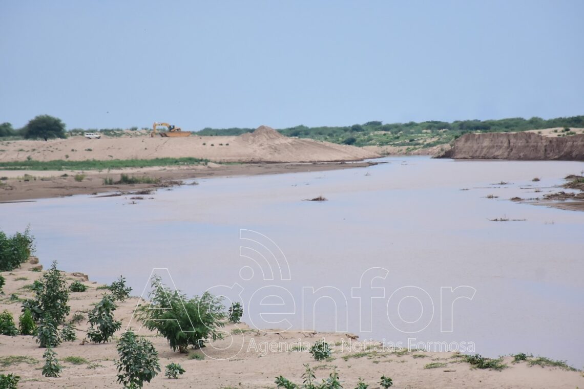 Las lluvias alimentaron al río Pilcomayo, permitiendo el ingreso de las aguas al Proyecto Pantalón