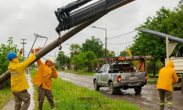 Refsa trabaja en restablecer servicio de energía tras tormenta que afectó Capital, Tatané y el oeste provincial