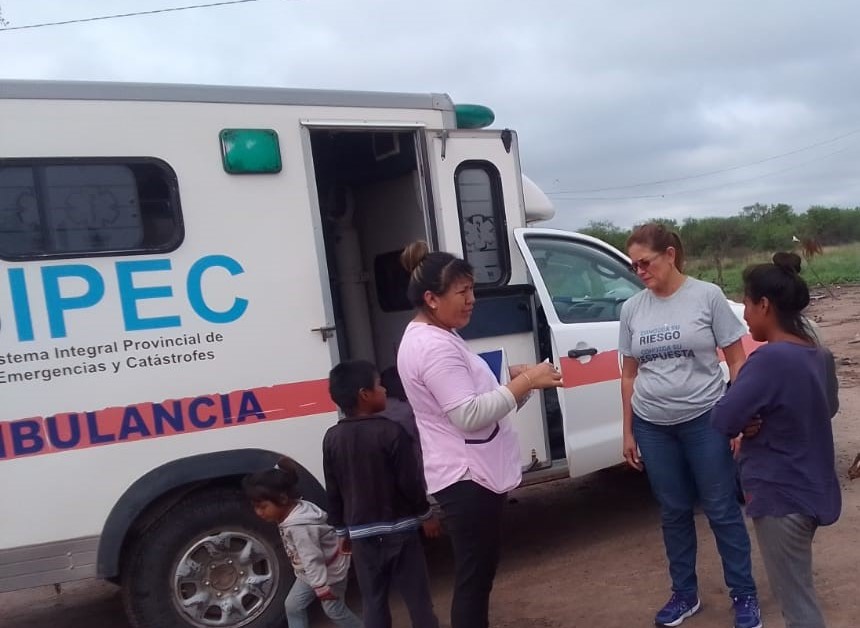 El centro de salud Humberto Da Pratto lleva adelante el control domiciliario de pacientes con distintas afecciones