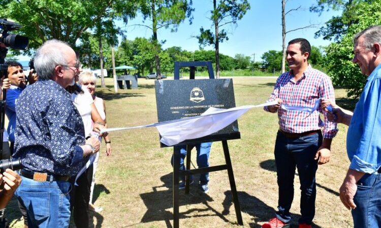Herradura fue beneficiada con una nueva obra: Solís inauguró el complejo provincial “El Timbó”