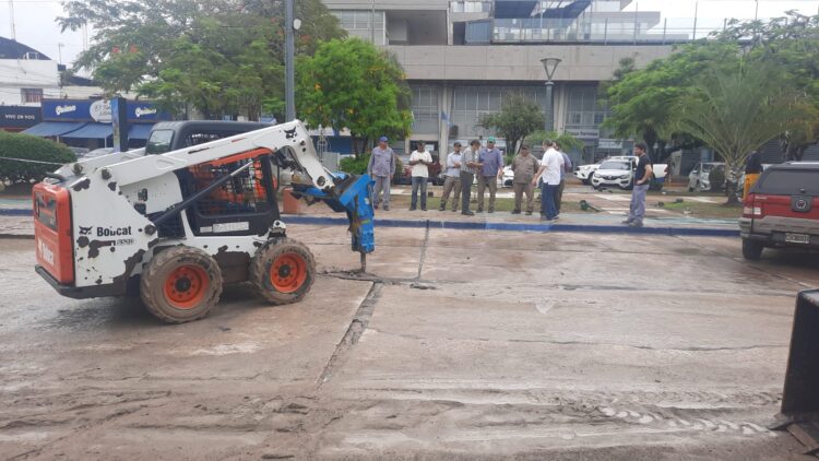 Rotura de caño afecta el servicio de agua potable de gran parte de la ciudad capital