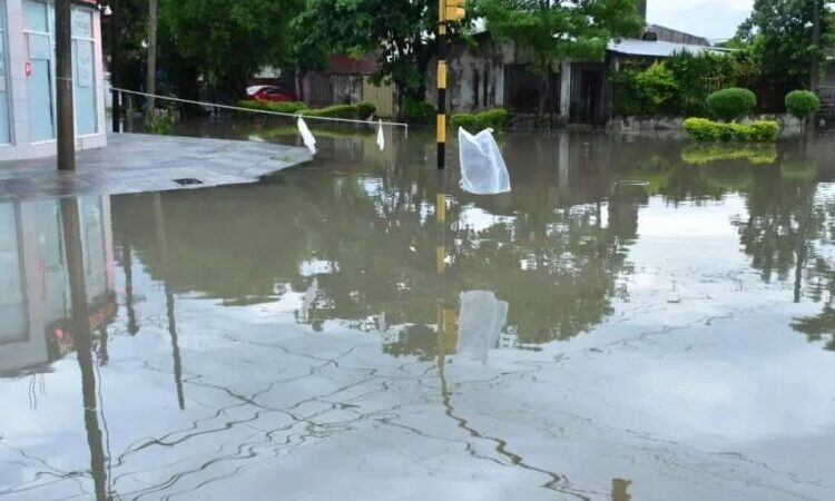 Fuerte temporal se registró en Formosa Capital