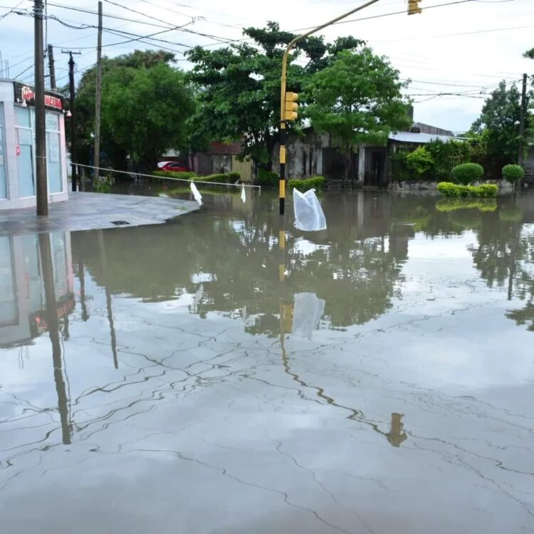 Fuerte temporal se registró en Formosa Capital