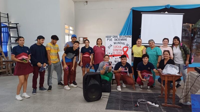 En General Belgrano estudiantes secundarios se interiorizaron sobre VIH/SIDA