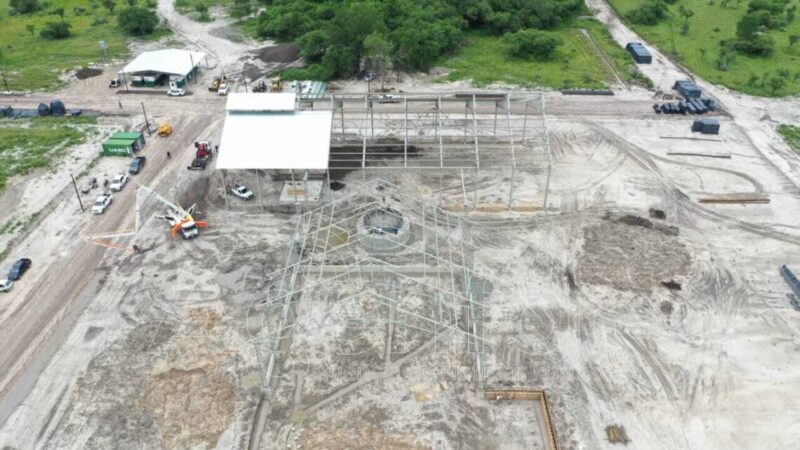 Siderurgia: Concluyó la construcción de la base de hormigón para la instalación del alto horno
