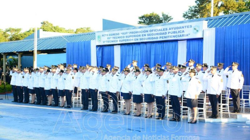 Egresó la XLVI promoción de oficiales ayudantes de la Policía de Formosa