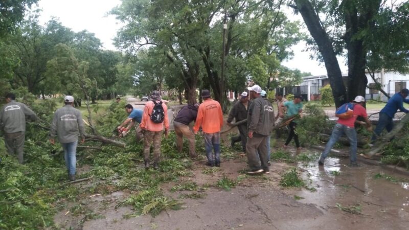 El Colorado: Las instituciones trabajan en conjunto para asistir a los damnificados por la fuerte tormenta que azotó la localidad