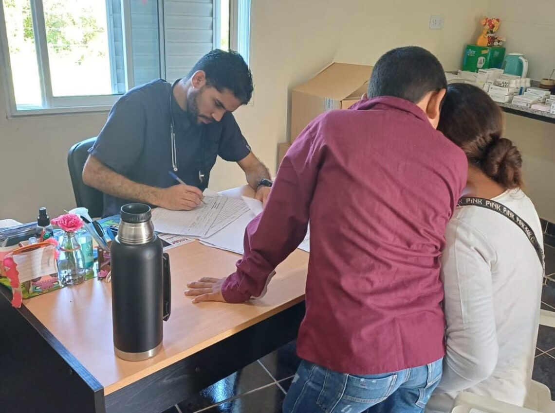 El hospital de General Belgrano brindó atenciones de salud en la Colonia Fermín Báez