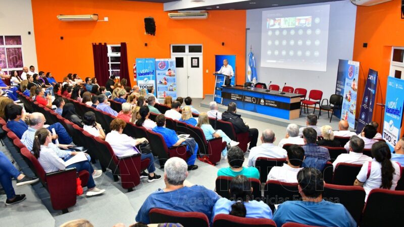 El ministro Gómez acompañó el Encuentro Provincial de Salud