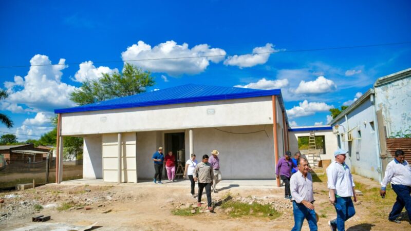 Villa General Güemes: Bordón indicó que la construcción del nuevo hospital tiene un avance que ronda el 80%