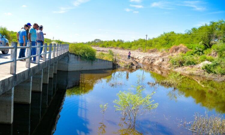 Constatan el buen funcionamiento de obras hídricas para garantizar el vital líquido en Lugones