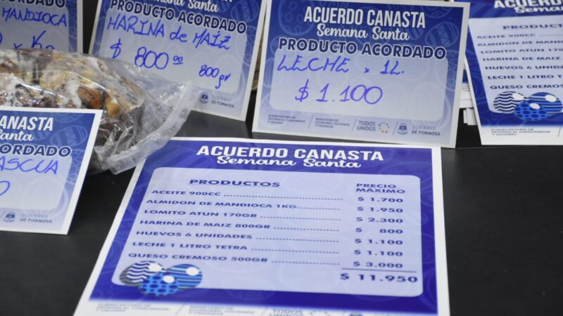El Gobierno provincial presentó el Acuerdo de la “Canasta de Semana Santa”