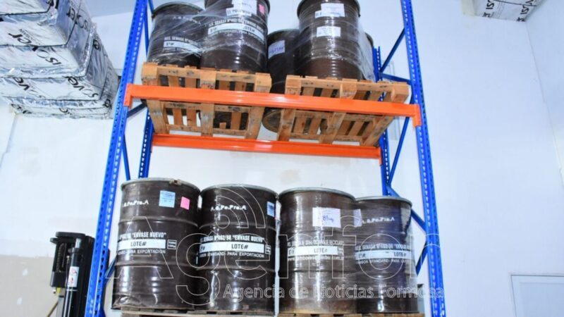 Nutrifor recibió más de dos mil kilos de harina de algarroba